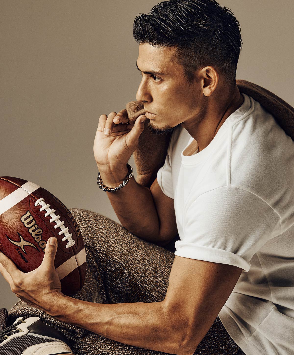 NFL ニューヨークジェッツ　スタジャン　レザー 古着通販 XL☆古着 長袖 スエード レザー ジャケット メンズ NFL